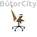 Kép 2/6 - IGNAZIO forgószék, billenő mechanika, szín: krém/dió