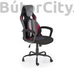 Kép 1/10 - Jensen forgószék, billenő mechanika, szürke/fekete/piros