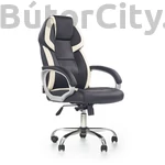 Kép 1/6 - Barton fekete-fehér irodai forgószék