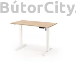 Kép 4/7 - B53 állítható magasságú íróasztal, szín: fehér/arany tölgy