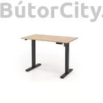 Kép 4/7 - B53 állítható magasságú íróasztal, szín: fekete/arany tölgy