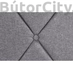 Kép 6/10 - BETINA 160 ágy, ágyneműtartóval, szín: szürke