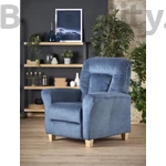 Kép 1/5 - Bard relax fotel, kék (manuálisan állítható)