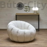 Kép 1/2 - Gaspar krém színű pihenőfotel (bouclé)