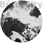 Kép 7/8 - ALEXANDRA dohányzóasztal, 2-es szett, szín: fekete márvány/fekete