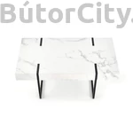 Kép 4/7 - BLANCA dohányzóasztal, szín: fehér márvány/fekete