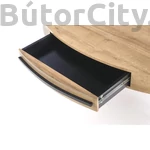 Kép 2/4 - CAROLINA dohányzóasztal, szín: arany tölgy/fekete