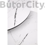 Kép 3/6 - JAVA dohányzóasztal, 2-es szett, szín: fehér márvány/fekete