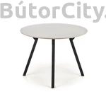 Kép 3/7 - BALROG asztal, kerek, szín: fekete/világosszürke