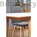 Kép 7/13 - Barret bővíthető étkezőasztal, fehér-tölgy