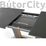 Kép 5/7 - BILOTTI bővíthető étkezőasztal, 160-200*90 cm, antracit/dió