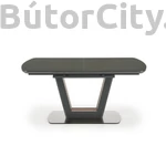 Kép 7/7 - BILOTTI bővíthető étkezőasztal, 160-200*90 cm, antracit/dió