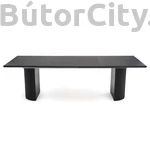 Kép 8/13 - BOLERO bővíthető étkezőasztal, téglalap alakú, szín: fekete/fekete (160-250*90)
