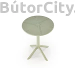 Kép 2/4 - CALVO műanyag kerek étkezőasztal, menta (60 cm)