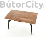Kép 8/11 - CAMBELL bővíthető étkezőasztal, 140-180*80 cm, szín: tölgy/fekete