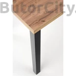 Kép 4/10 - COBALT étkezőasztal, wotan tölgy, fekete lábakkal (120 cm)