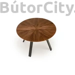 Kép 5/9 - DANILO asztal, kerek, szín: dió/fekete