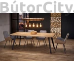 Kép 5/10 - DICKSON 120 bővíthető étkezőasztal, szín: tölgy/fekete (120-180)