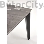 Kép 10/13 - FELIX bővíthető étkezőasztal, szín: szürke márvány/fekete (141-201*81)