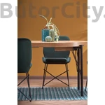 Kép 3/11 - INFERNO bővíthető étkezőasztal, természetes tölgy/fekete (100-300*100)