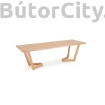 Kép 5/14 - MASSIVE 3 bővíthető étkezőasztal, natúr tölgy/natúr tölgy (160-250*90)