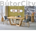 Kép 13/14 - MASSIVE 3 bővíthető étkezőasztal, natúr tölgy/natúr tölgy (160-250*90)
