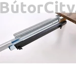 Kép 6/14 - MELTON bővíthető étkezőasztal, téglalap alakú, szín: világos dió (200-300*100)