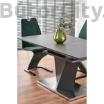 Kép 6/14 - SALVADOR bővíthető étkezőasztal, téglalap alakú, szín: sötétszürke (160-200*90)