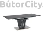 Kép 11/14 - SALVADOR bővíthető étkezőasztal, téglalap alakú, szín: sötétszürke (160-200*90)