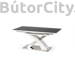 Kép 2/5 - SANDOR 2 bővíthető étkezőasztal, téglalap alakú, szín: fekete (160-220*90)