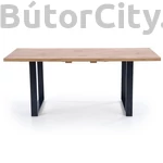 Kép 4/8 - VENOM 160/210 bővíthető étkezőasztal, téglalap alakú, szín: wotan tölgy/fekete