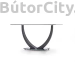 Kép 3/4 - ANTON asztal, téglalap alakú, szín: fekete (140*80)