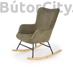 Kép 5/6 - BELMIRO hintafotel, szín: oliva