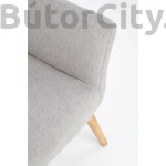 Kép 3/4 - Cotto fotel, világosszürke