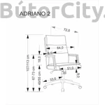 Kép 6/6 - adriano-2-forgoszek-szurke-merete