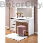 Kép 1/2 - HOLLYWOOD XL fésülködőasztal, szín: fehér