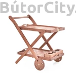 Kép 1/5 - Serving zsúrkocsi meranti fából