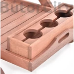 Kép 5/5 - Serving zsúrkocsi meranti fából