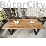 Kép 4/10 - IRON CRAFT 180 cm mangófa asztal, enteriőrben