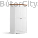 Kép 1/4 - Brigitte szekrény 11 fehér-tölgy