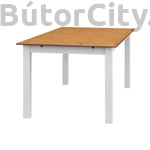 Kép 4/9 - Brigitte kihúzható fenyőasztal (150-197*93), fehér-tölgy