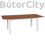 Kép 4/7 - Belluno Elegante asztal, dió-fehér