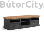 Kép 1/5 - Brigitte TV-állvány nagy 10 grafit-fenyő