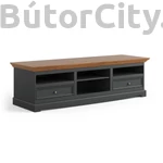 Kép 1/3 - Brigitte TV-állvány nagy 10 grafit-tölgy