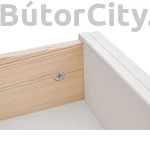 Kép 4/5 - Brigitte éjjeliszekrény 13 fehér-tölgy