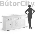 Kép 3/6 - Belluno Elegante széles komód