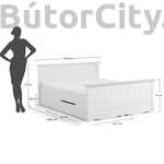 Kép 3/4 - Ágyneműtartó fiókkal (opcionális)