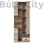 Kép 2/3 - Malcolm polcos szekrény (REG3D2S)