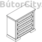 Kép 2/3 - marsel-system-fiokos-komod-belso-elrendezes
