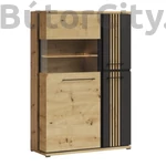 Kép 1/3 - Molto system alacsony vitrines szekrény (ML2a)